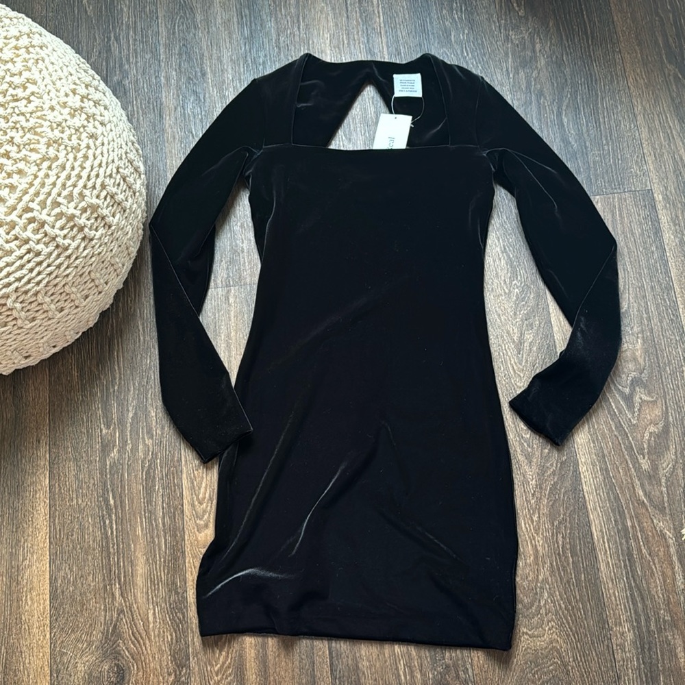 VETEMENTS VELVET MINIDRESS